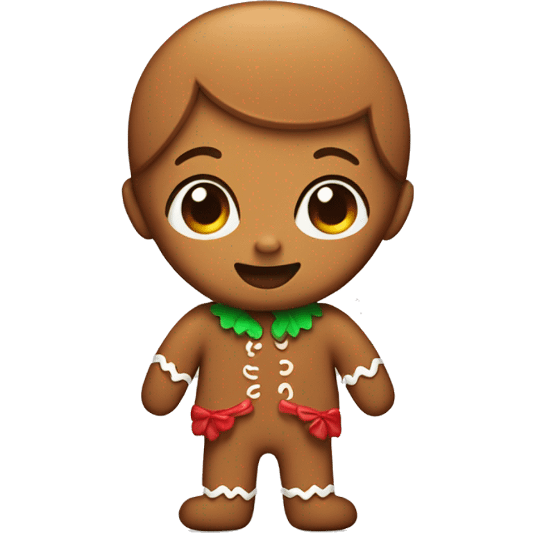 Cute gingerbread  emoji