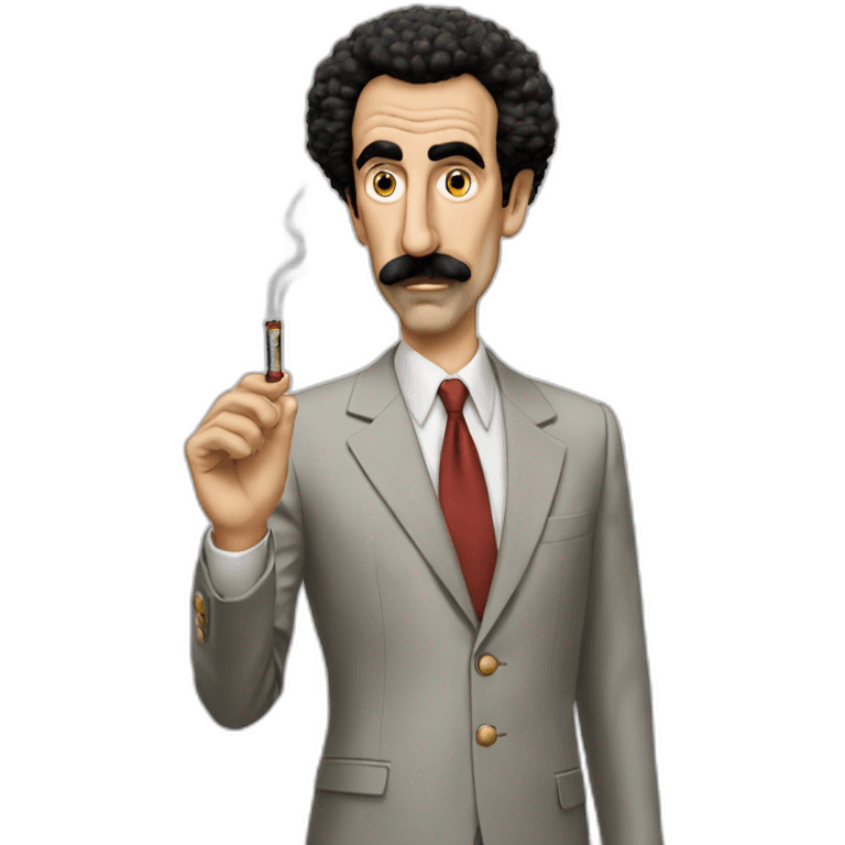 borat-with-a-cigarrete emoji