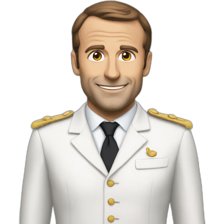 Macron a la muscu emoji