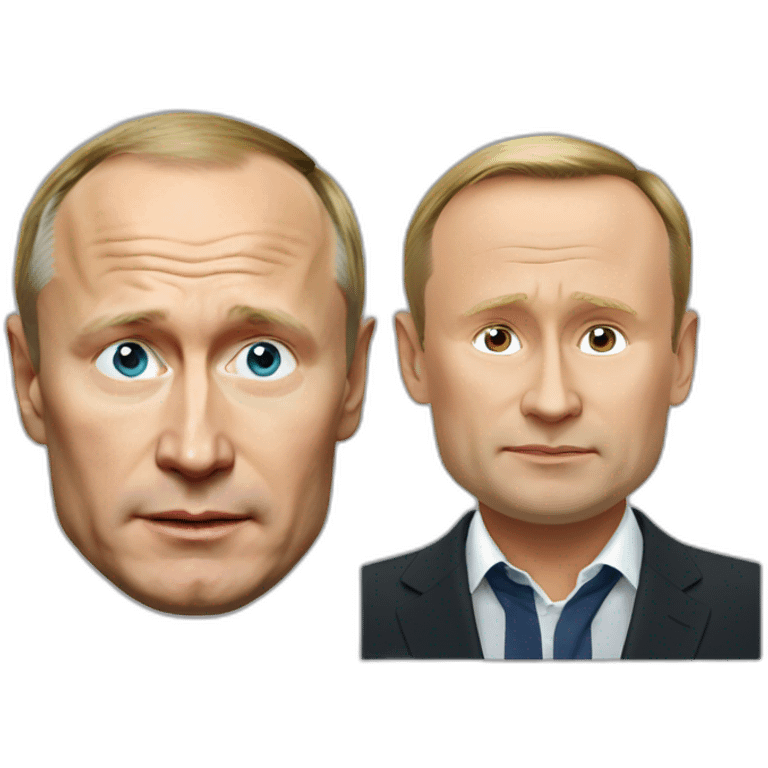 Putin with Navalny emoji