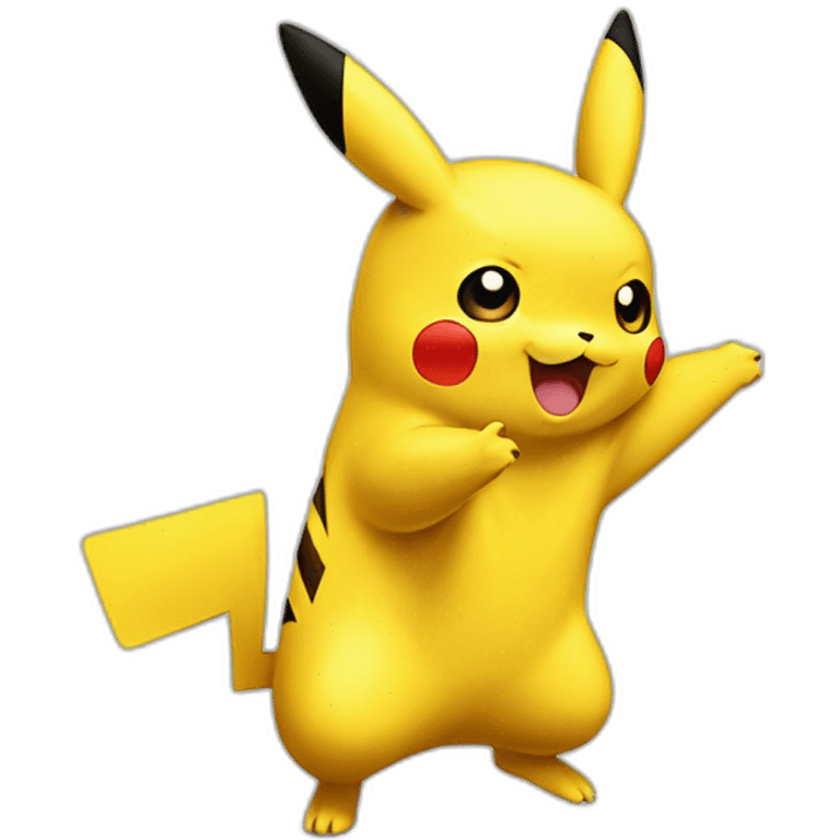 Pikachu qui fait caca emoji