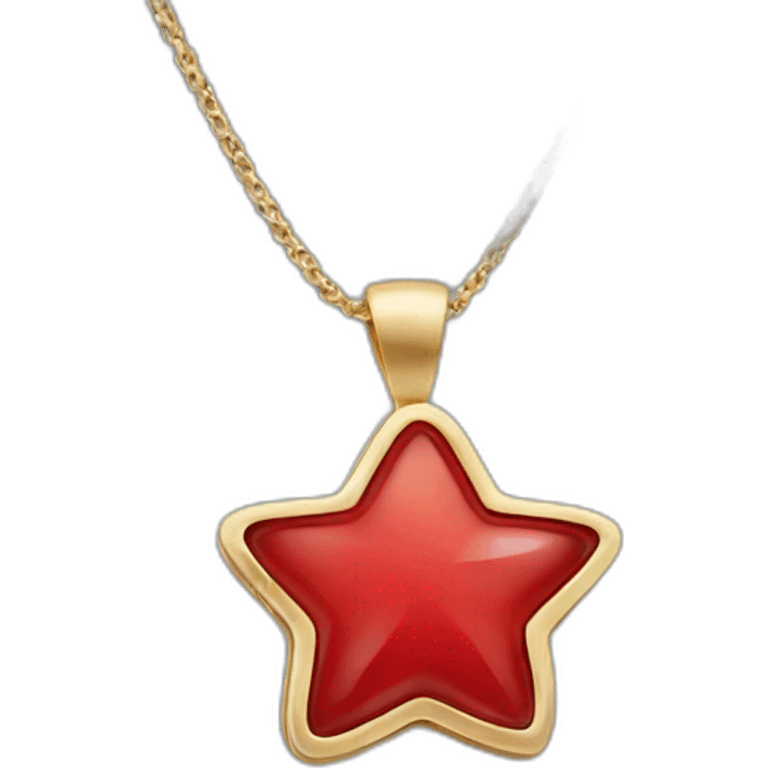 red star necklace  emoji