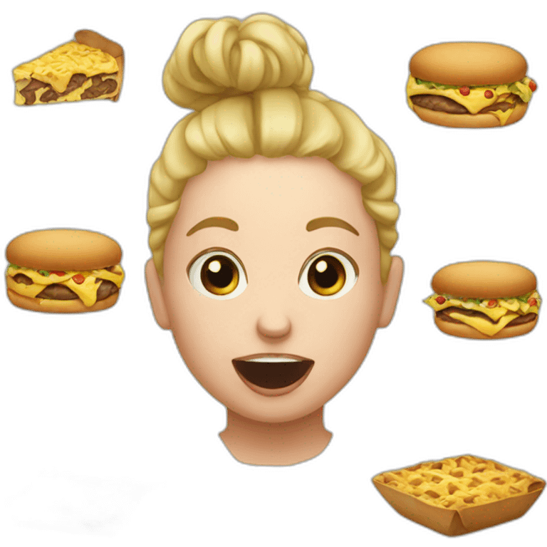 Gretta Thumberg very hungry emoji