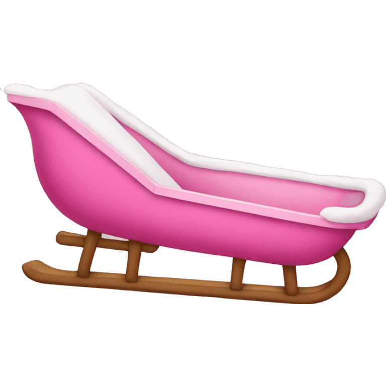 pink sled emoji