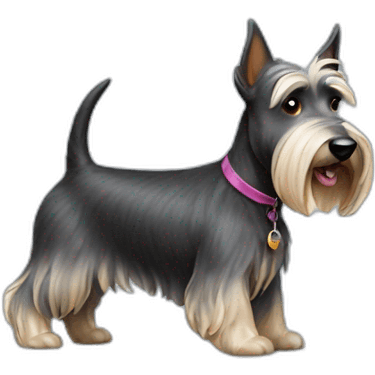 scottish-terrier-dog-walking emoji