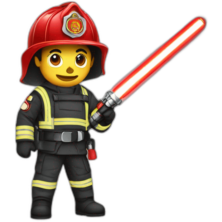 lightsaber-firefighter emoji