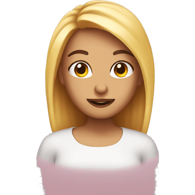 Create a classic emoji that is super cute and has nails on emoji