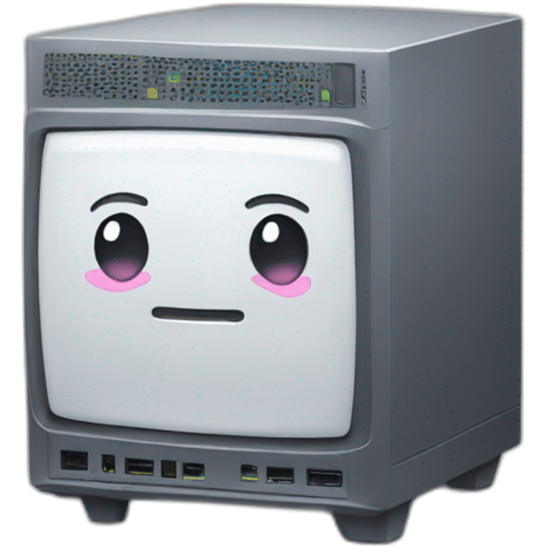 kawaii computer server emoji