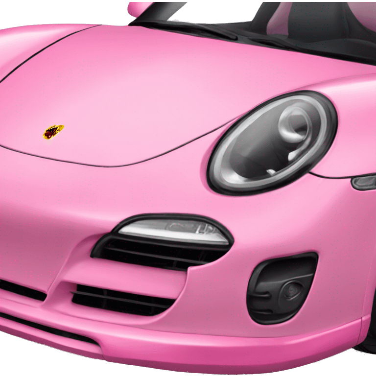 Pink Porsche  emoji