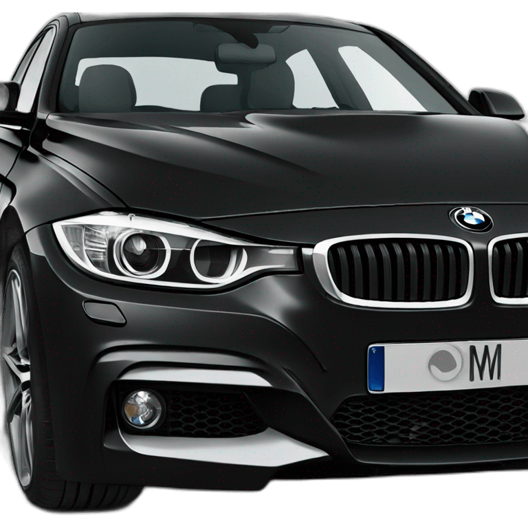 bmw f30 black color emoji