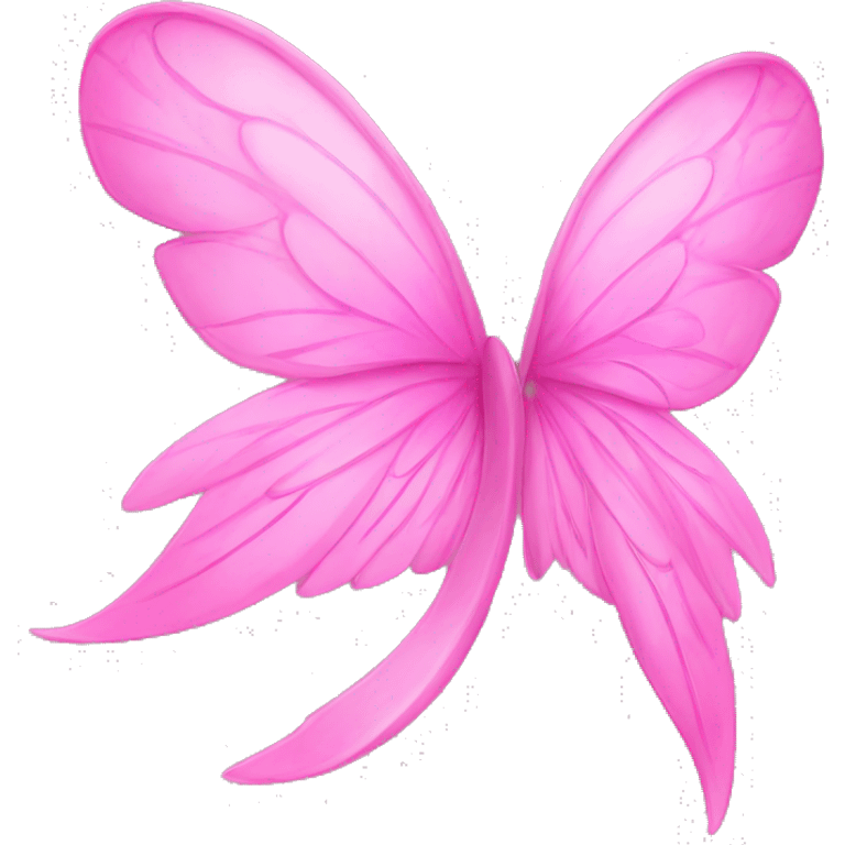 pink fairy wings emoji