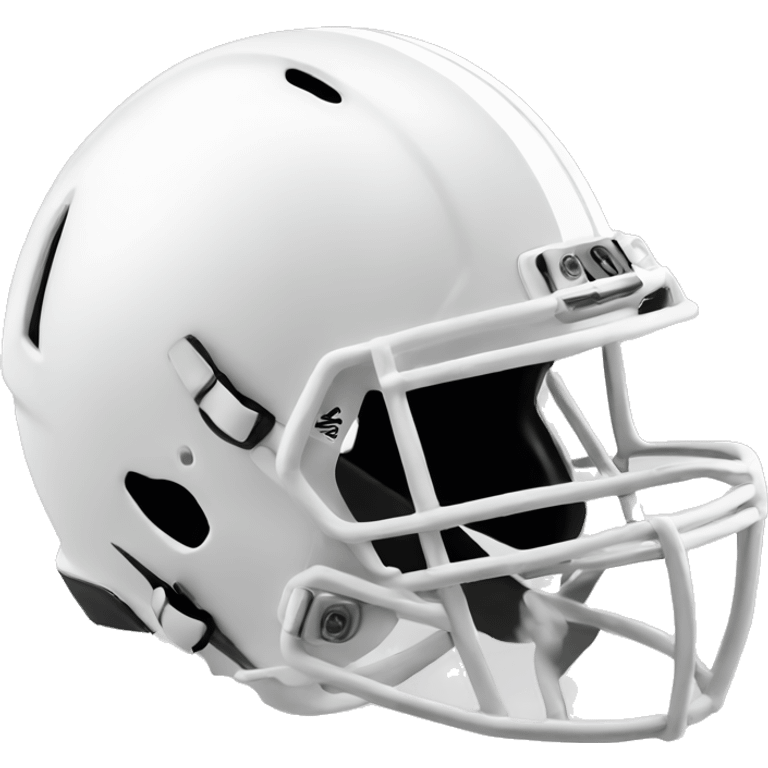 white football helmet with dollar sign on the side emoji