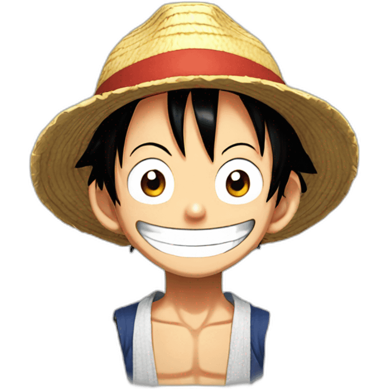 Monkey D Luffy big smile  emoji