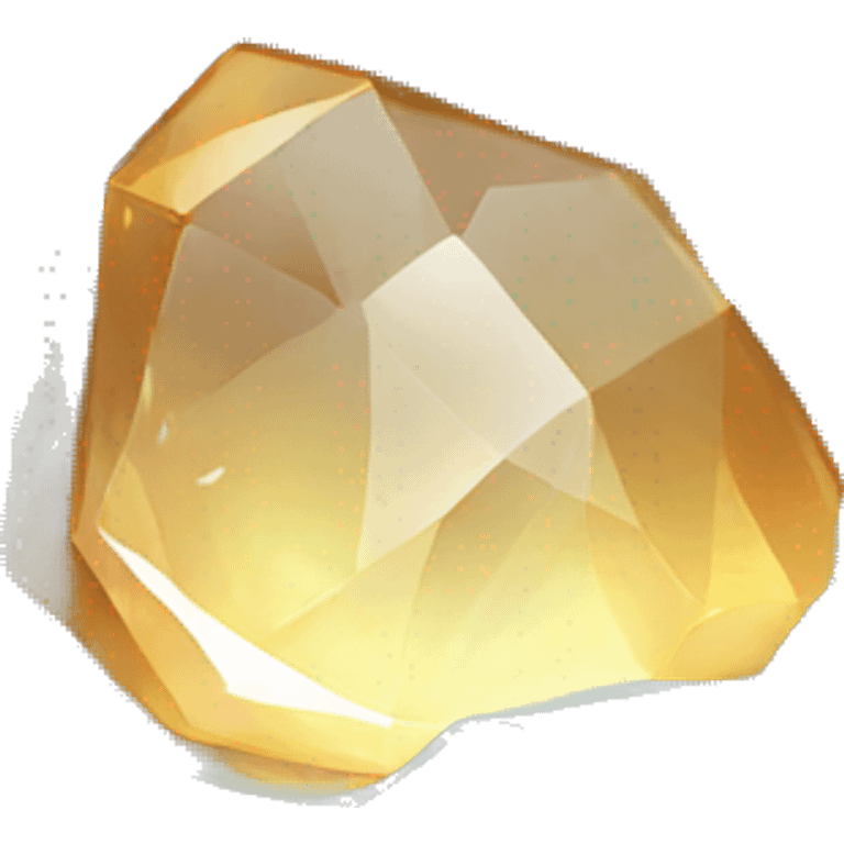 stone with crystal inside emoji