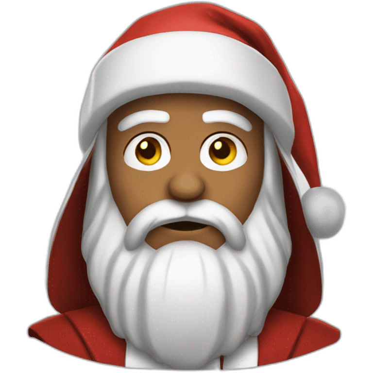 Jedi Santa Claus emoji