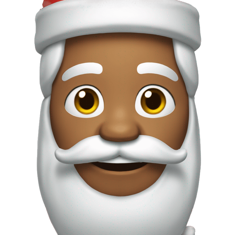 Santa Claus with Moana head emoji