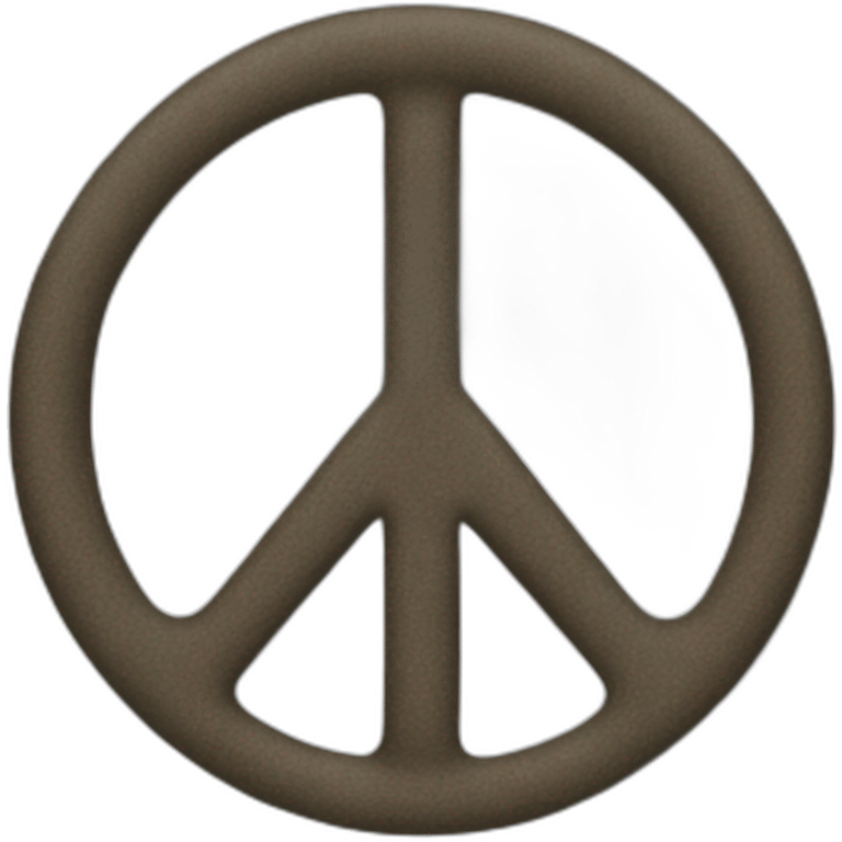 One peace emoji