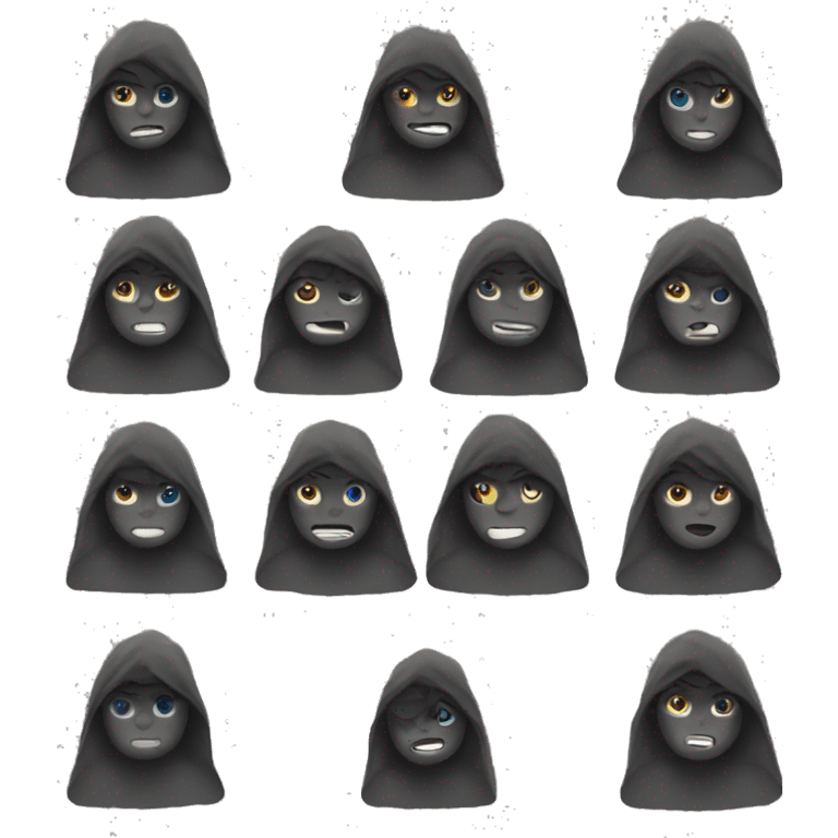 Ten shadow emoji