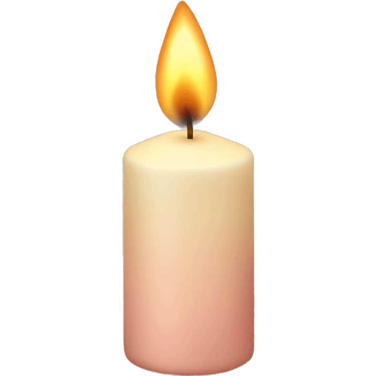 Powder-colored candle emoji