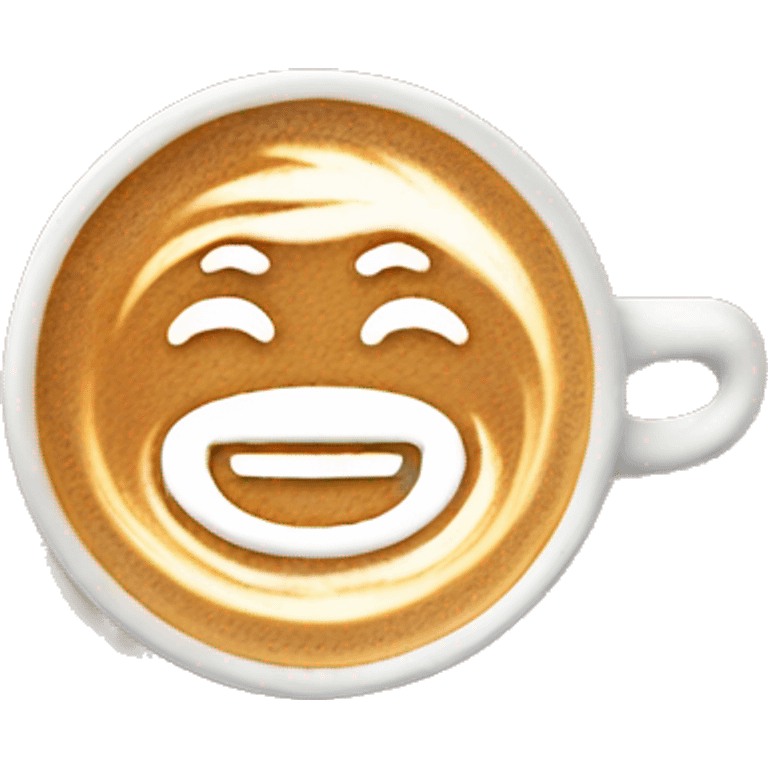 latte art emoji