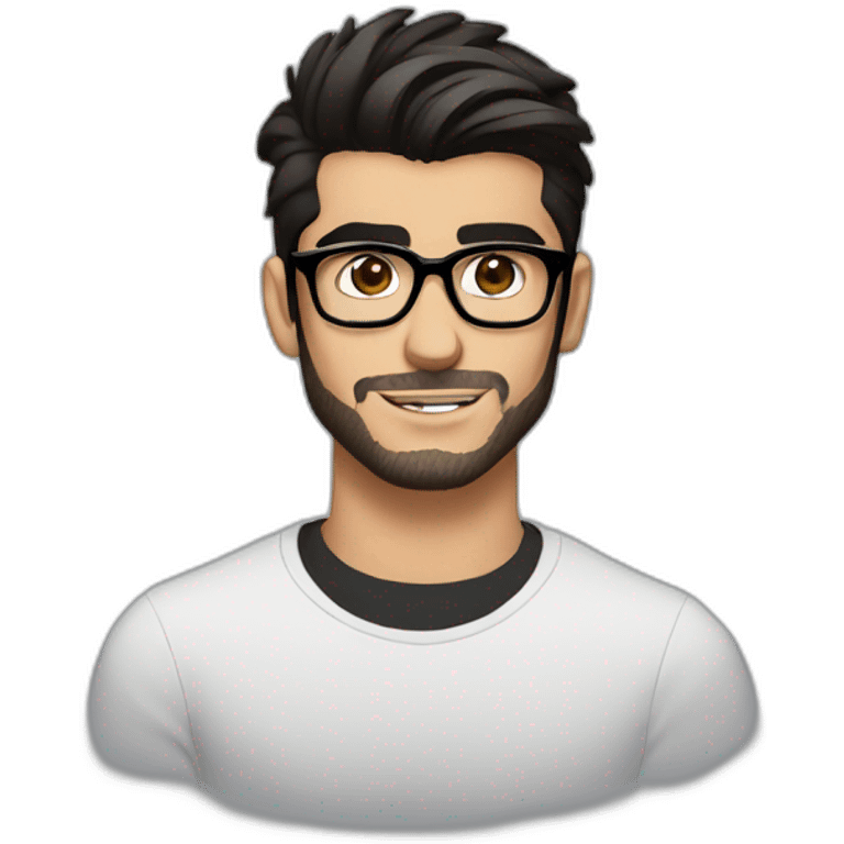 zayn malik with spectacles emoji