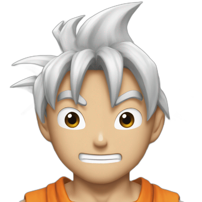 Goku rigole emoji