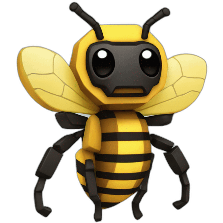 Minecraft bee emoji