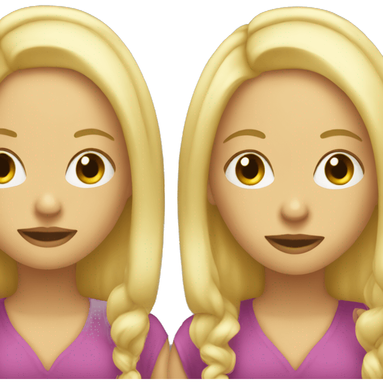 blonde woman mirror emoji