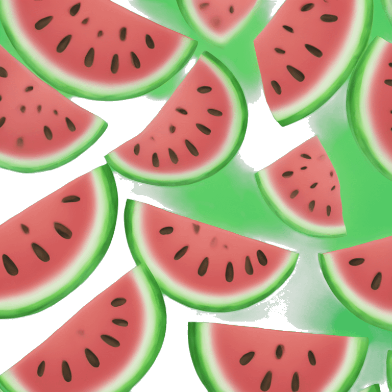 Smile watermelon emoji