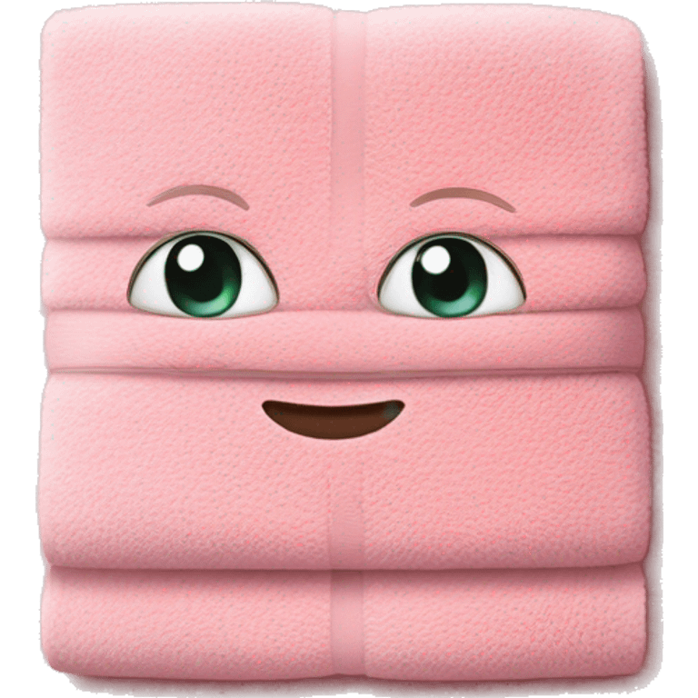 Light pink towel emoji