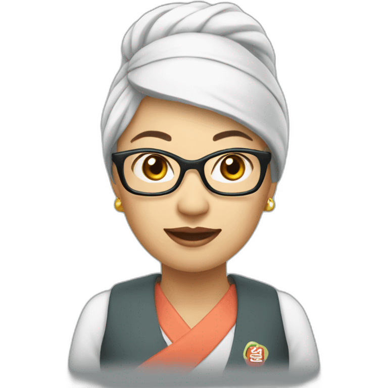 singapore hawker auntie emoji