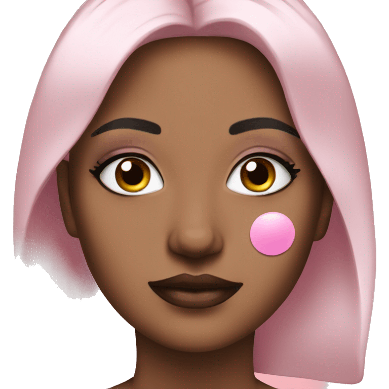 White with Pink makeup pallette emoji