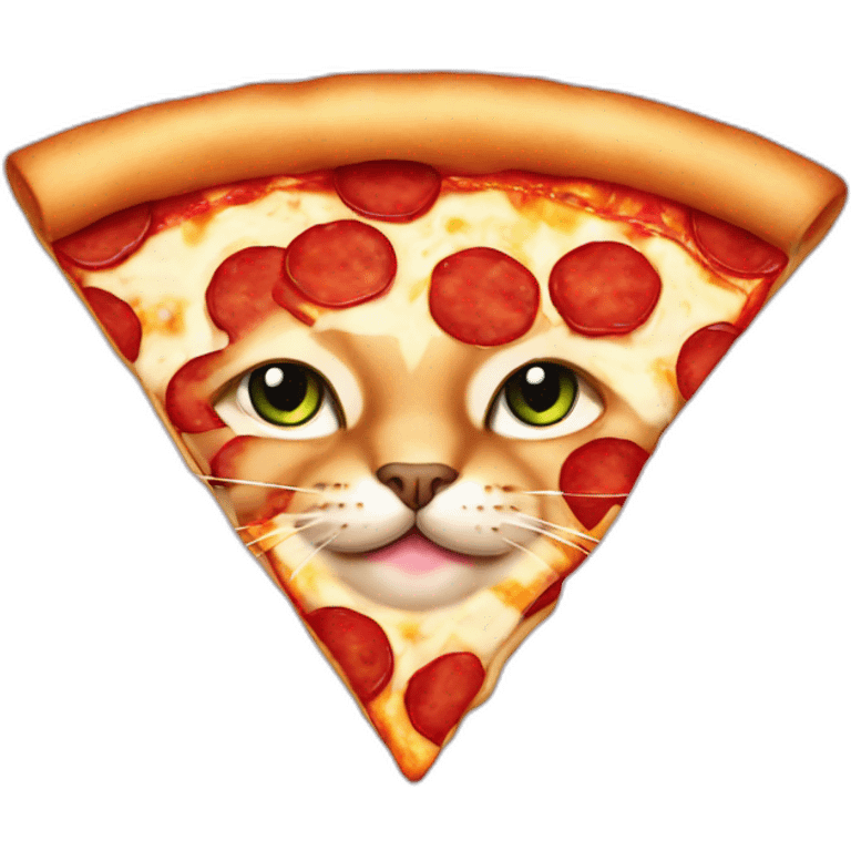 cat in pizza emoji