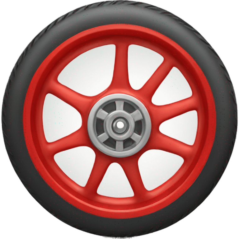 Wheel red emoji