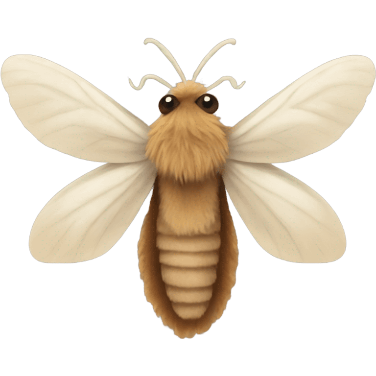 fuzzy moth  emoji