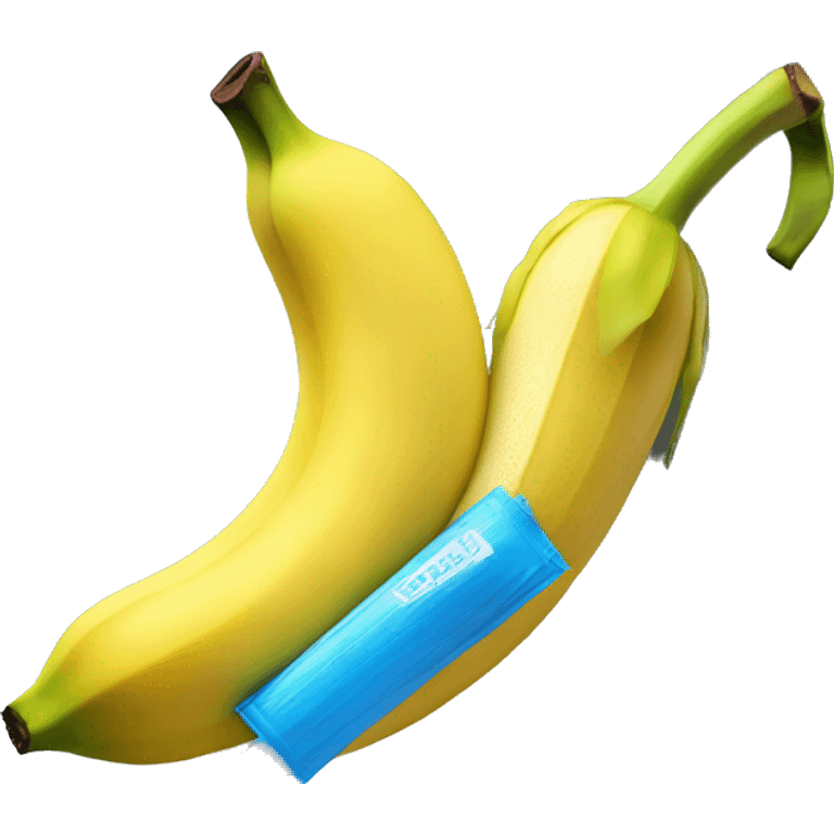 banana with a supersoaker emoji