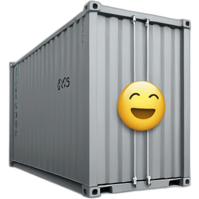 Grey Sea container hydrogen emoji