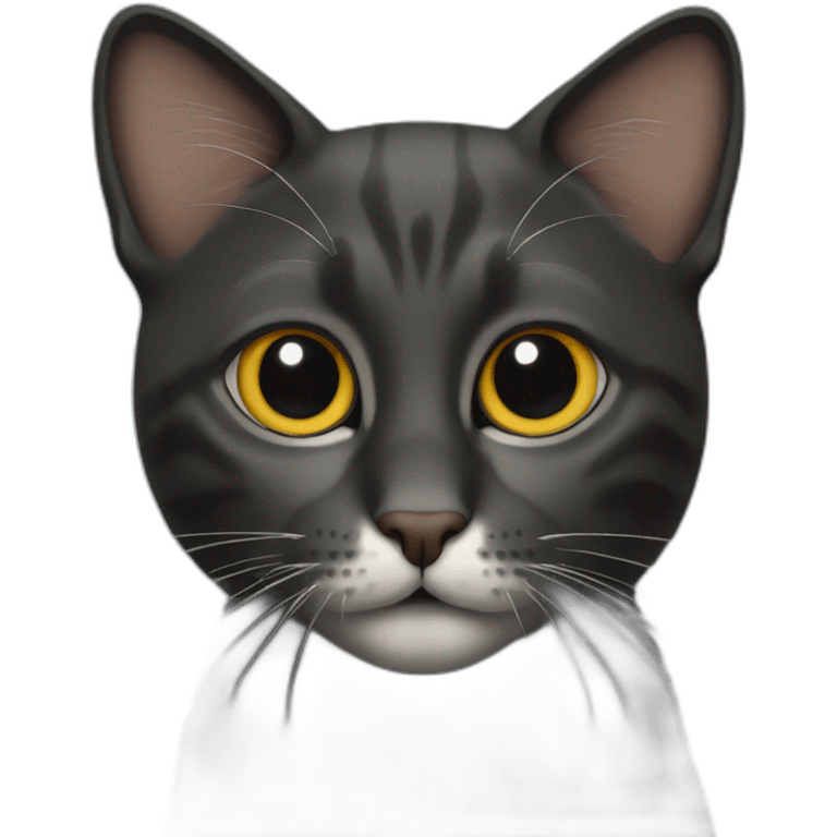 cat Moses black emoji