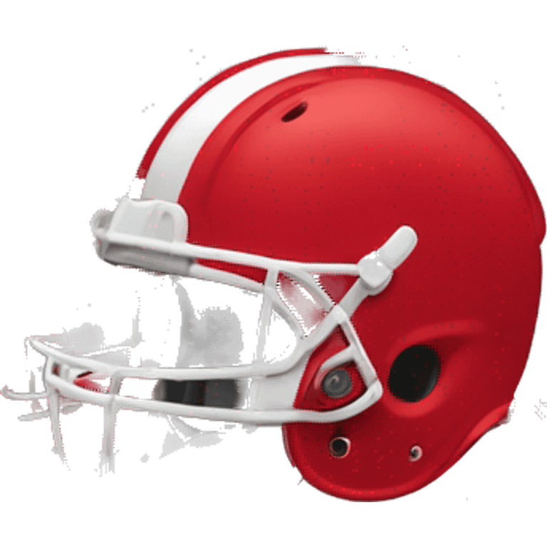 kansas city chiefs red football helmet emoji