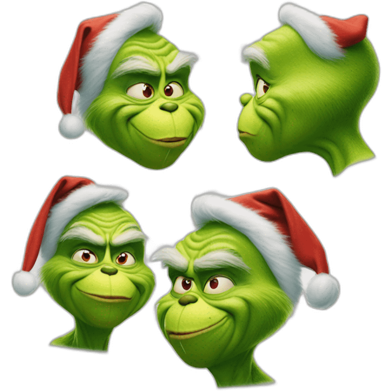 The grinch old kitting emoji