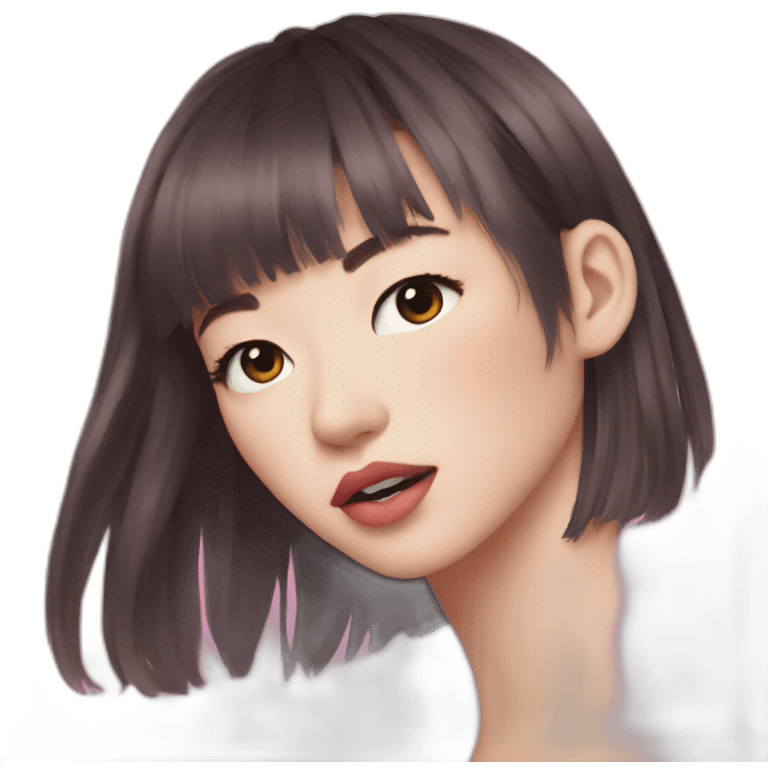 Lisa monoban from blackpink emoji