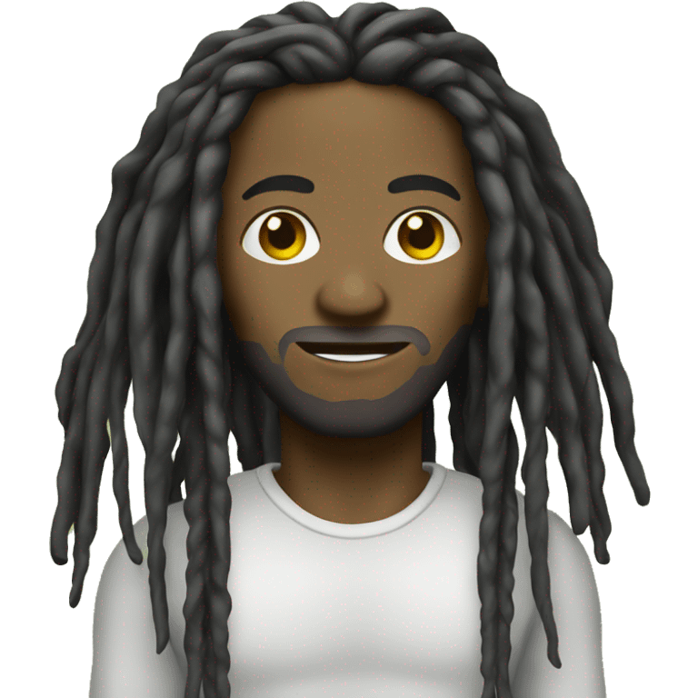 Jamaican with long dreads emoji