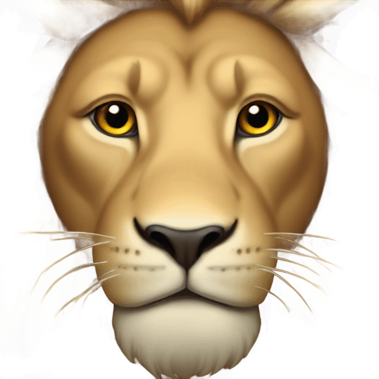 Lion face emoji