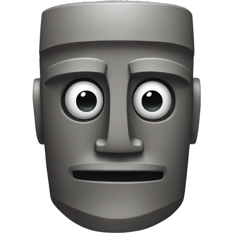 Robot Moai emoji