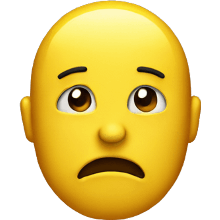 Yellow emoji saying "I don't know" emoji