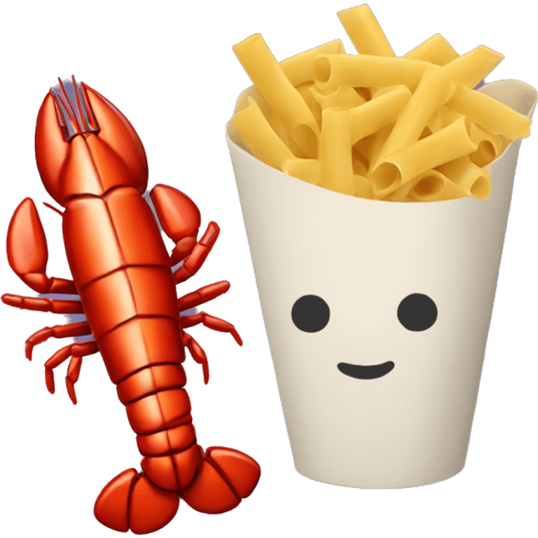 Pasta and lobster  emoji