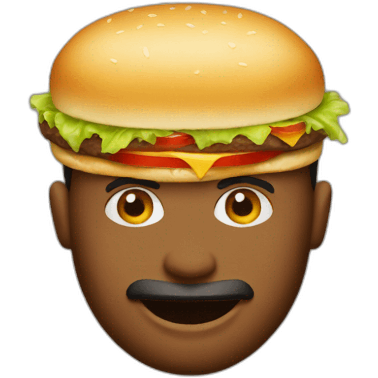 Burger man emoji