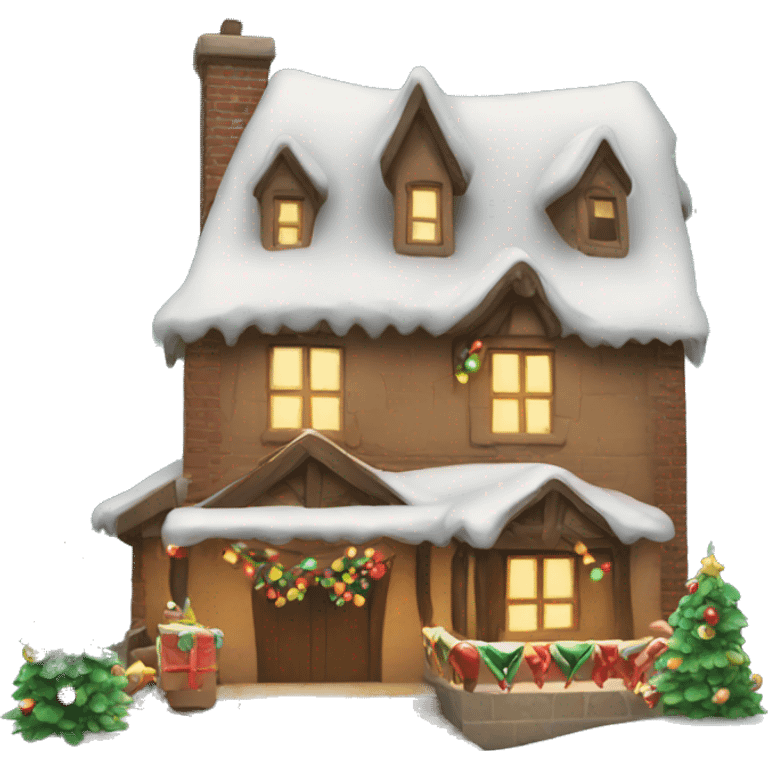 Festive home emoji