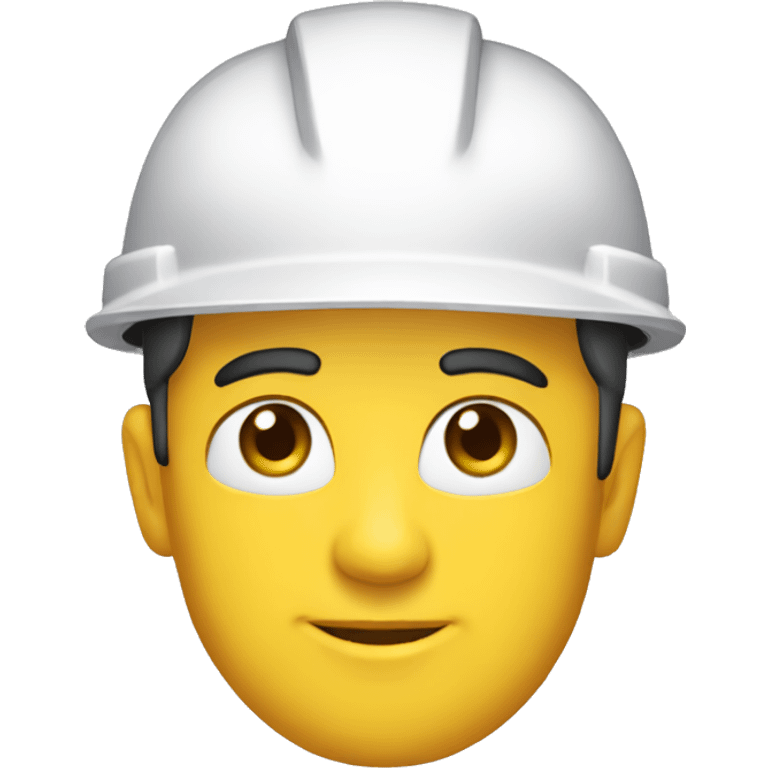 arquitecta con casco blanco  emoji