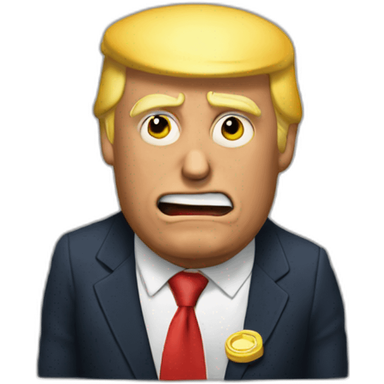 trump-doing-drugs-during-a-meeting emoji